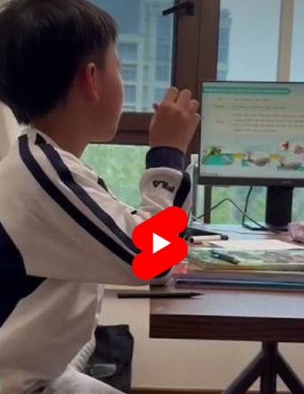 Looking at pictures and preparing a story in 5 minutes